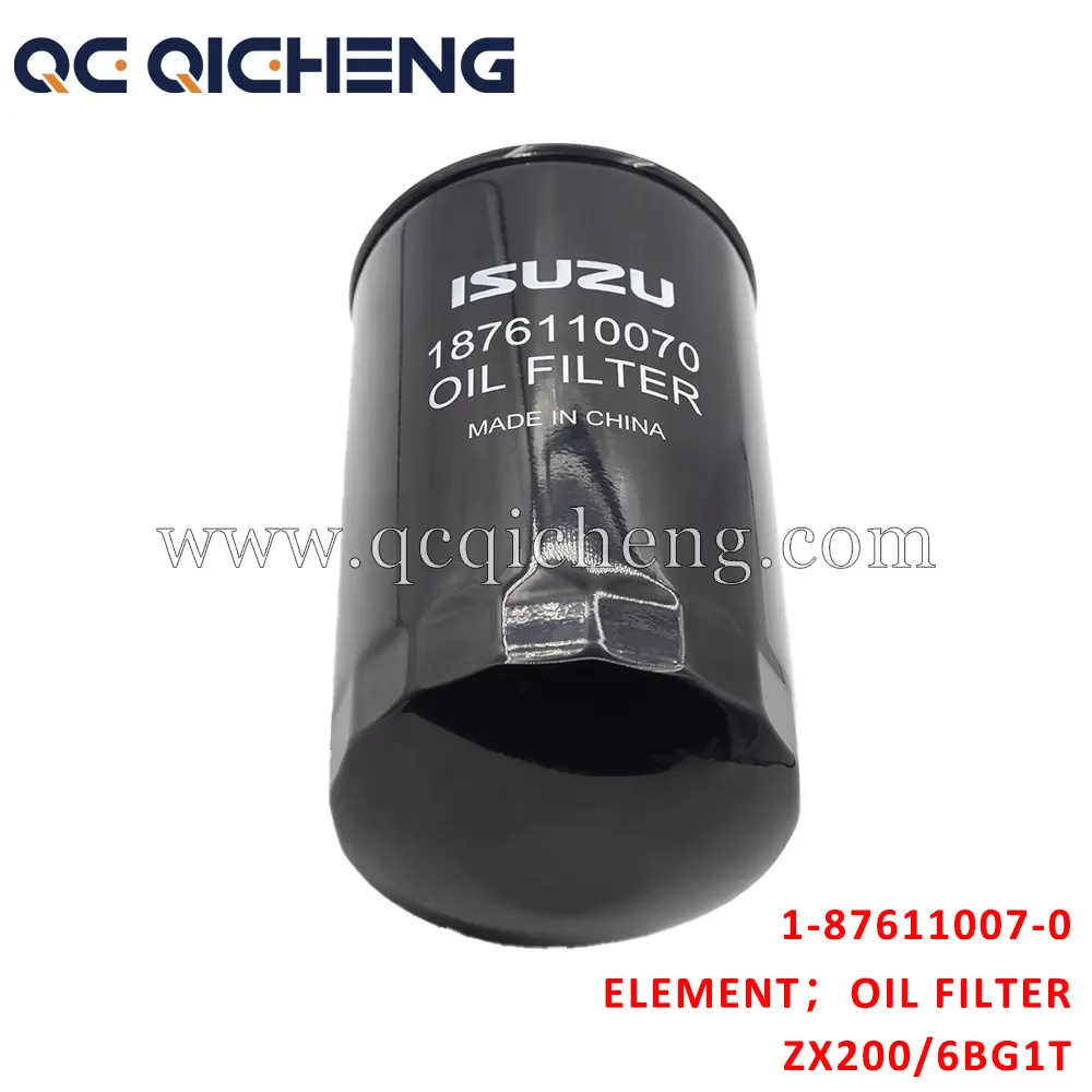 High-Quality 1-87611007-0 ELEMENT OIL FILTER For ISUZU ZX200 6BG1T Suppliers, Pricelist