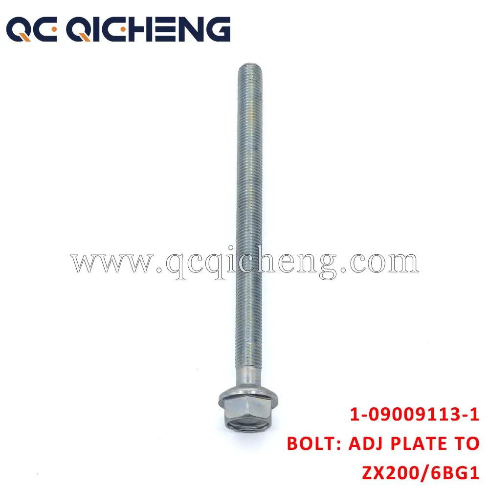Wholesale 1-09009113-1 BOLT ADJ PLATE TO For ISUZU ZX200 6BG1 6WG1 Suppliers, Supplier