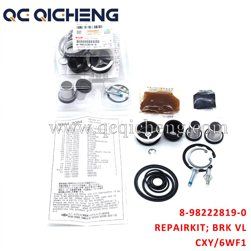 Wholesale 8-98222819-0 REPAIR KIT BRK VLV For ISUZU CXY 6WF1 Supplier, Pricelist