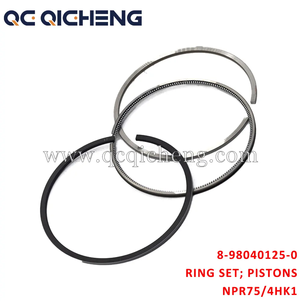 High-Quality 8-98040125-0 RING SET PISTONS STANDARD For ISUZU NPR75 4HK1 Supplier, Pricelist