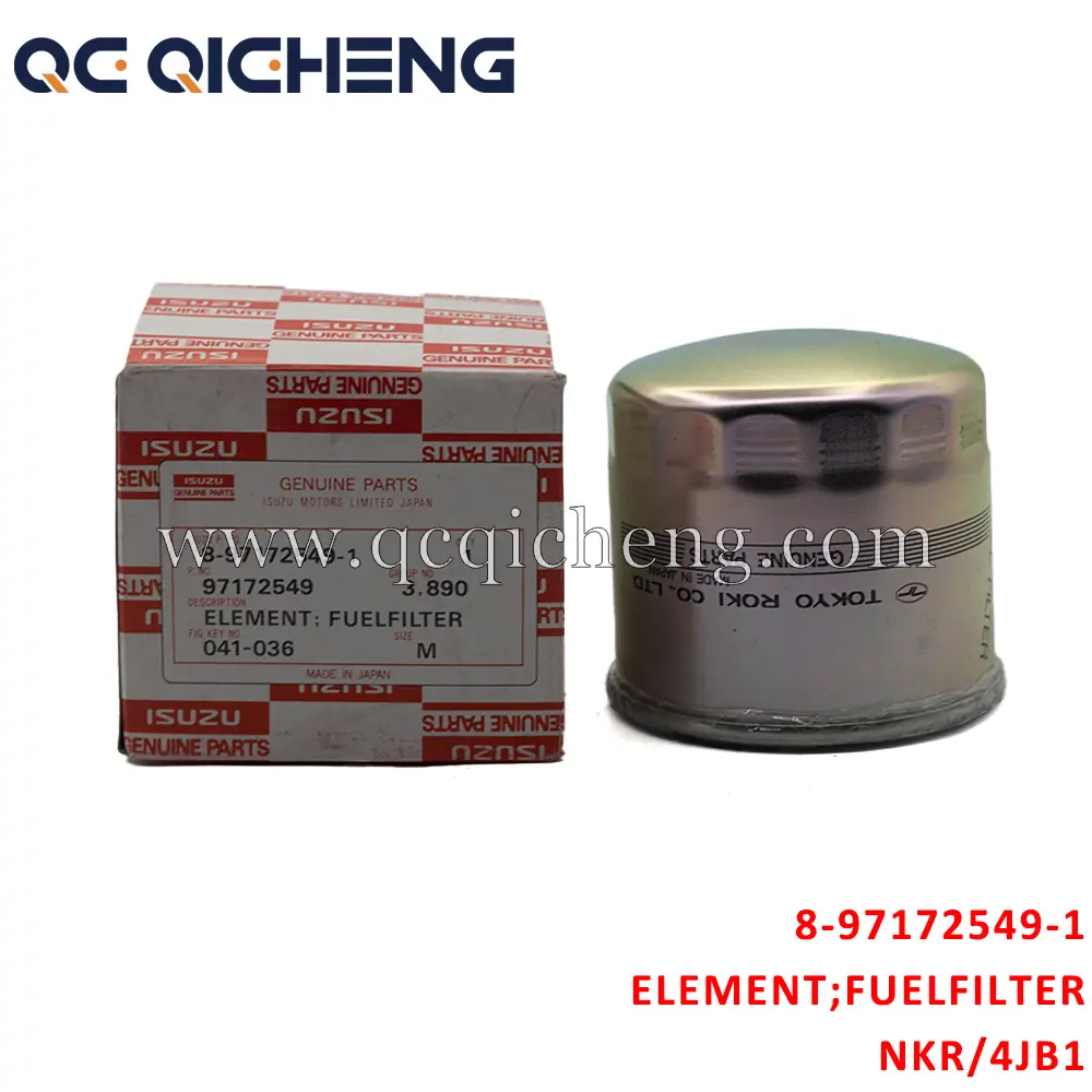 High-Quality 8-97172549-1 ELEMENT KIT FUEL FILTER For NKR 4JB1 Suppliers, Pricelist