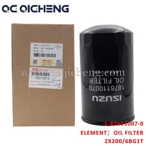 High-Quality 1-87611007-0 ELEMENT OIL FILTER For ISUZU ZX200 6BG1T Suppliers, Pricelist