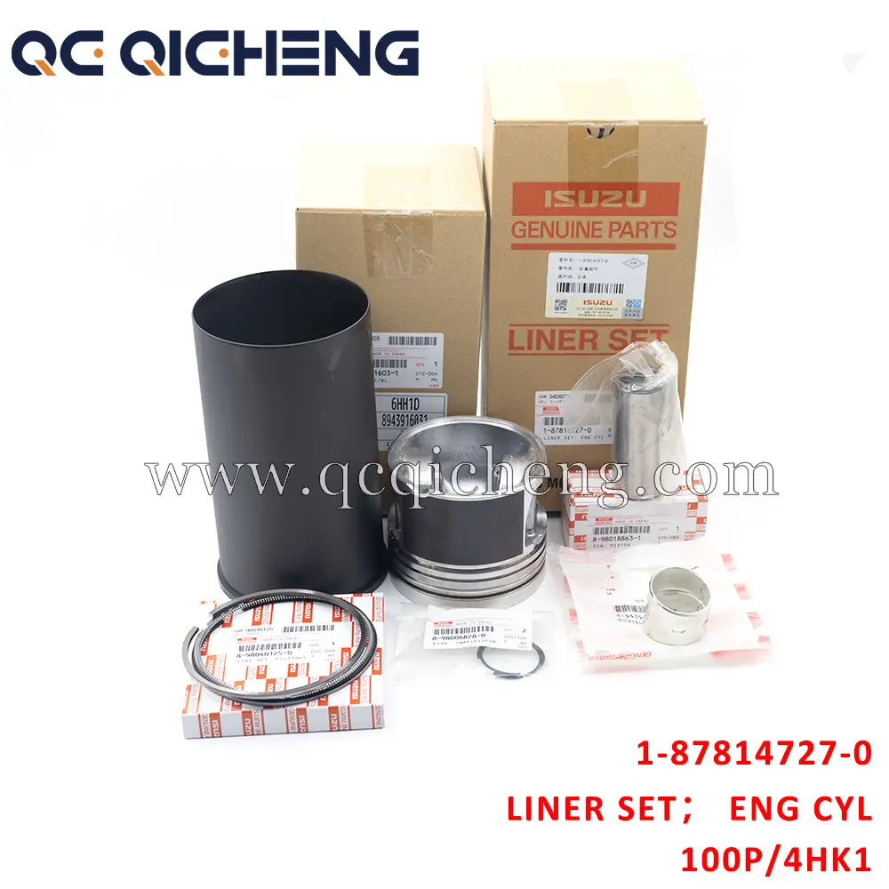 High-Quality 1-87814727-0 LINER SET ENG CYL For ISUZU 100P 4HK1 Supplier, Pricelist