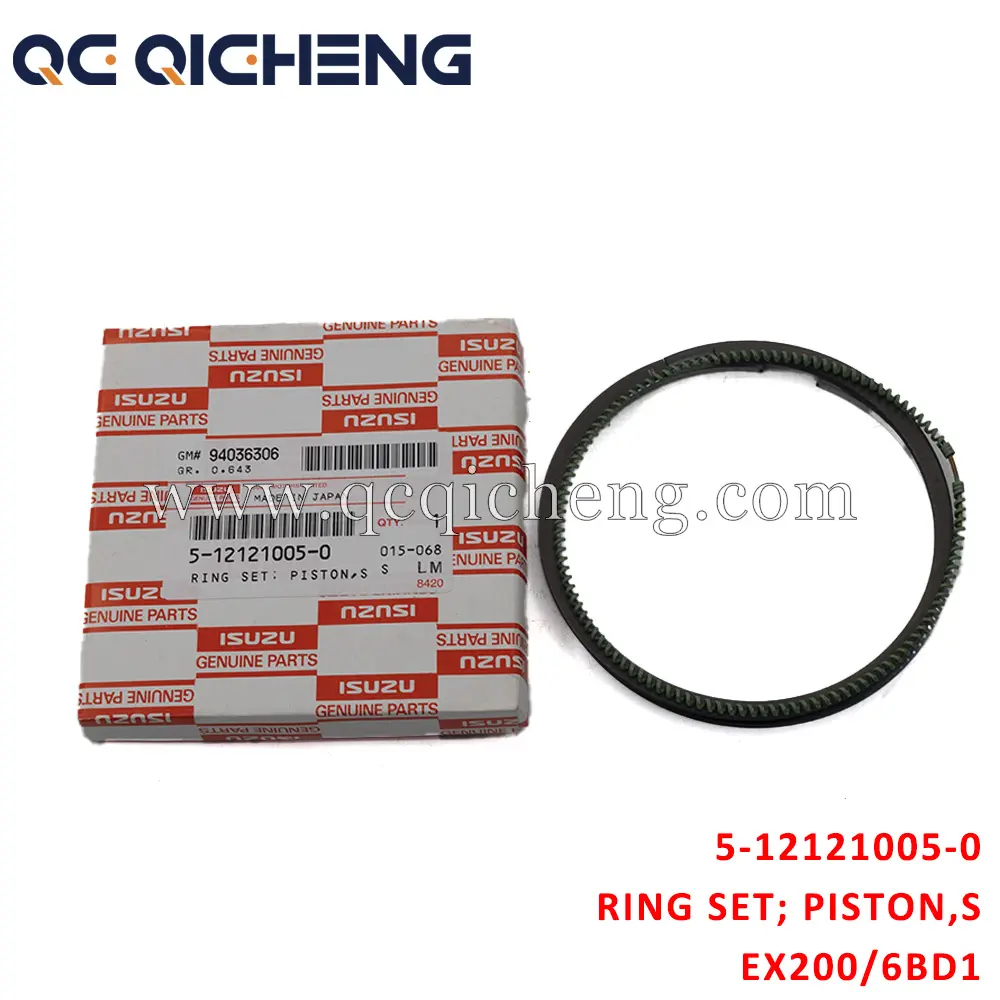 High-Quality 5-12121005-0 RING SET PISTON STANDARD For ISUZU EX200 6BD1 Suppliers, Supplier