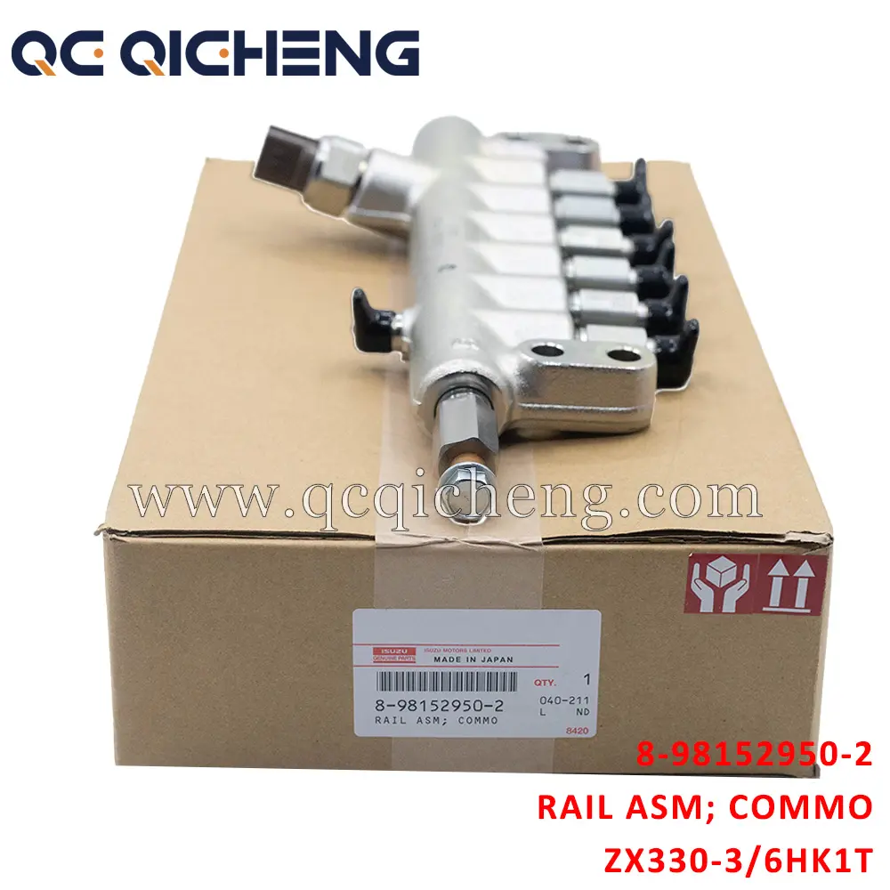 High-Quality 8-98152950-2 RAIL ASM COMMO for Isuzu ZX330-3 6HK1T Suppliers, Quotes