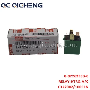 High-Quality 8-97262933-0RELAY HTR& A/C For ISUZU CXZ2002 10PE1N Suppliers, Pricelist