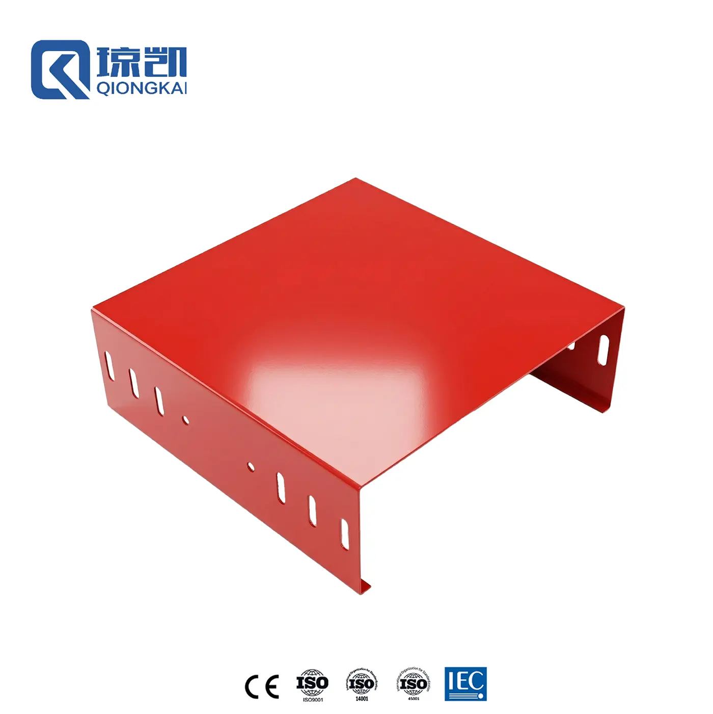 Wholesale Powder Coated Carbon Steel PG Pre Galvanized Cable Trunking Trough Type Channel - RAL3020 Red 300*100 Manufacturers, Price