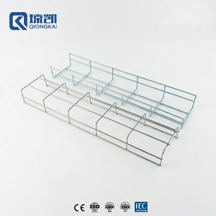 Wholesale Electro Galvanized Carbon Steel EG Stainless Steel SS 304 316 Basket Wire Mesh Grid Cable Tray 100*50 Factory, Factories