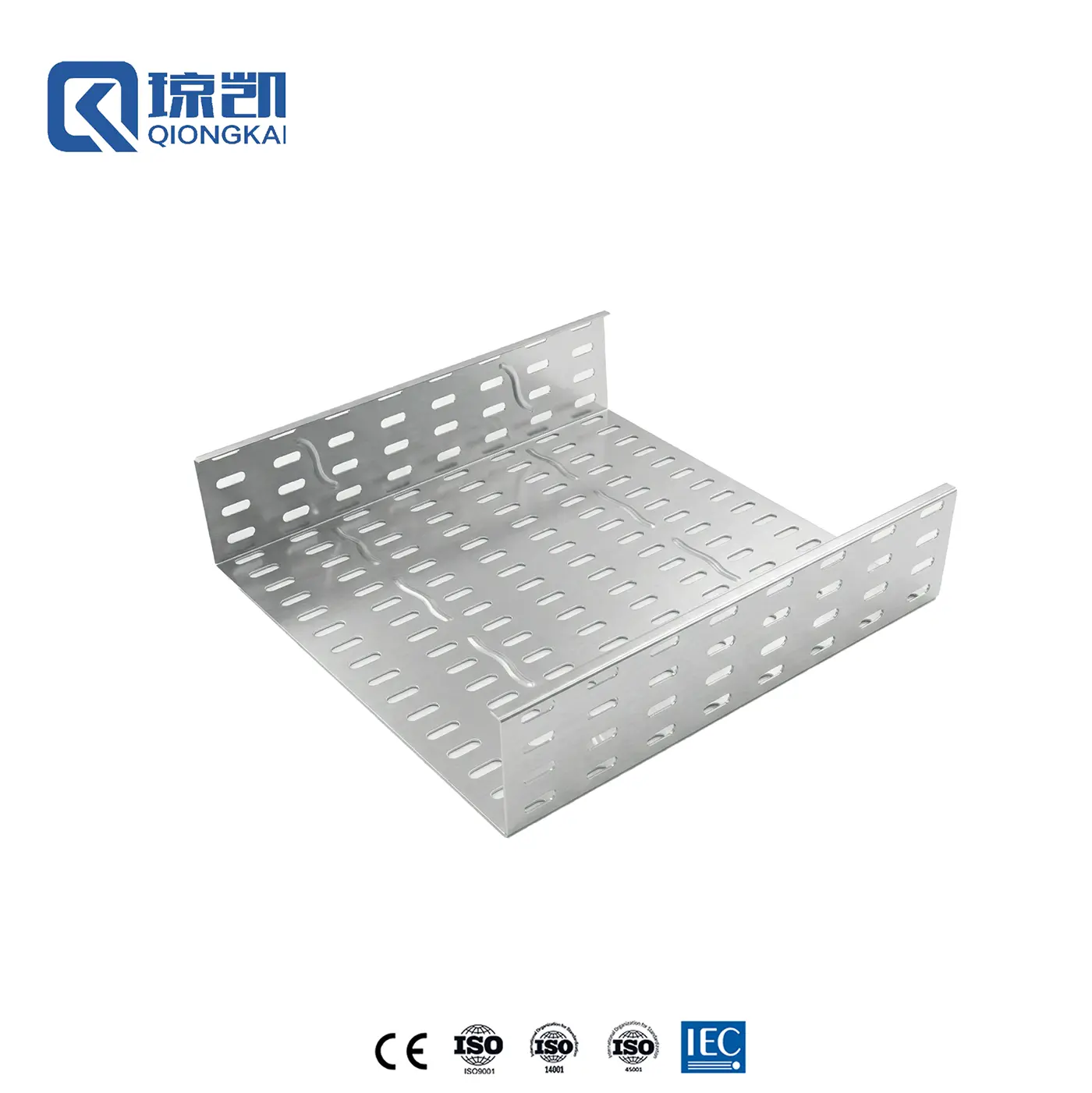 Wholesale Carbon Steel Pre Galvanized PG Hot Dip[ Galvanized HDG Cable Tray with Reinforce Ribs 400*100 Supplier, Suppliers