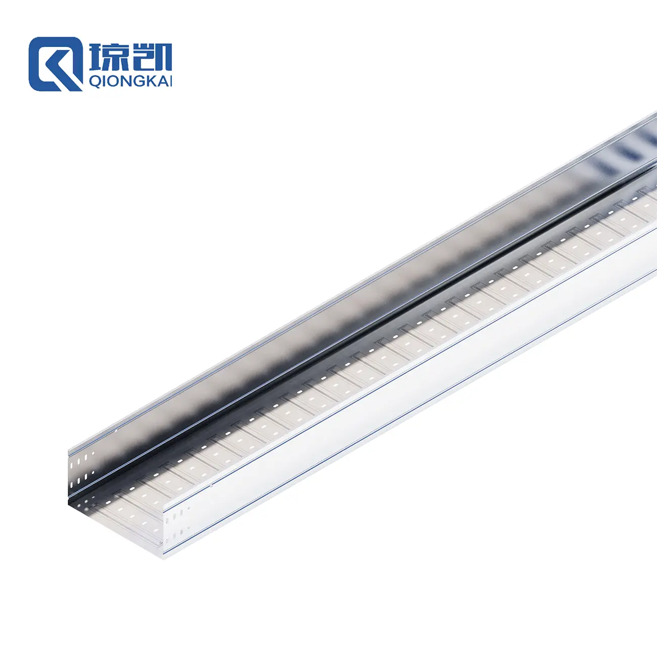 Buy Cost Saving Heavy Duty Reinforced Molded Pre Galvanized Cable Tray with less perforation 400*200 Manufacturers, Factory