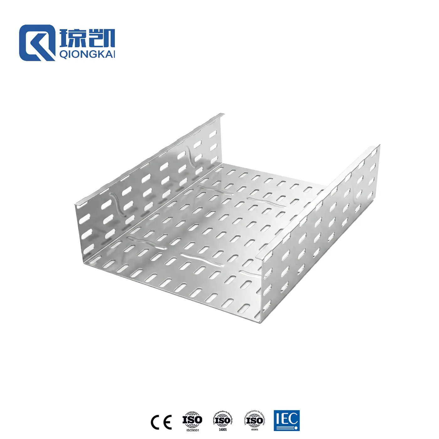 Buy Carbon Steel Pre Galvanized PG Hot Dip[ Galvanized HDG Cable Tray with Reinforce Ribs 300*100 Supplier, Suppliers