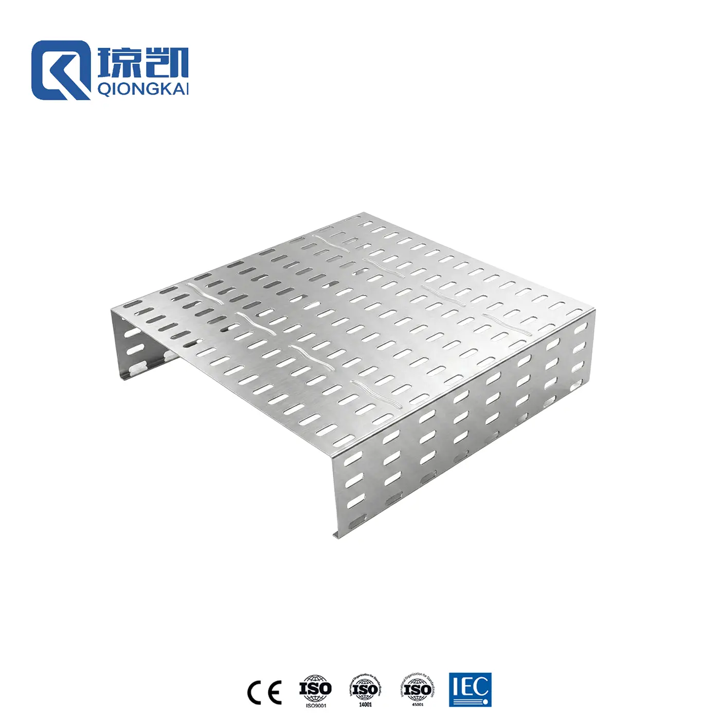 Wholesale Carbon Steel Pre Galvanized PG Hot Dip[ Galvanized HDG Cable Tray with Reinforce Ribs 400*100 Supplier, Suppliers
