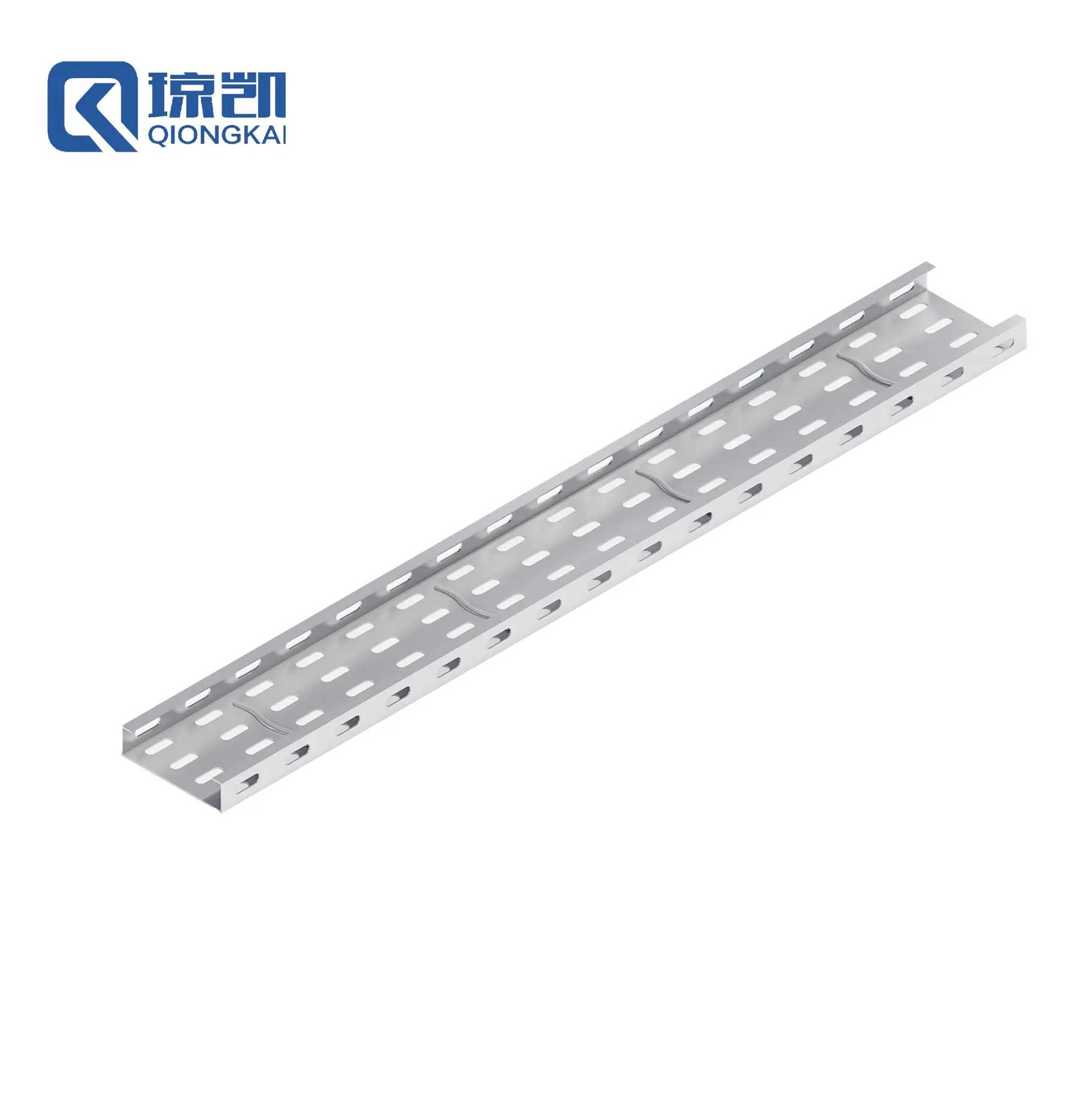 Wholesale Reinforced Medium duty Pre-galvanized Hot-dip-galvanized Perforated Cable Tray 100*25 Factory, Price