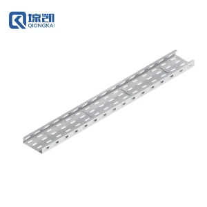Wholesale Reinforced Medium duty Pre-galvanized Hot-dip-galvanized Perforated Cable Tray 100*25 Factory, Price