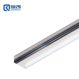 Wholesale Heavy Duty Cost Saving Reinforced Molded Pre Galvanized Cable Trunking Trough Type Channel 400 200