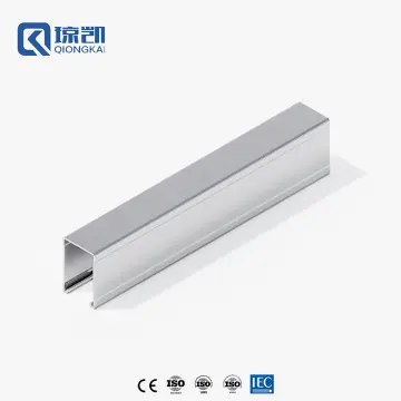 Reinforced plain strut channel 41x62 in galvanized and stainless steel