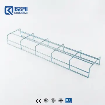 Electro-galvanized carbon steel wire mesh basket cable tray 100x50