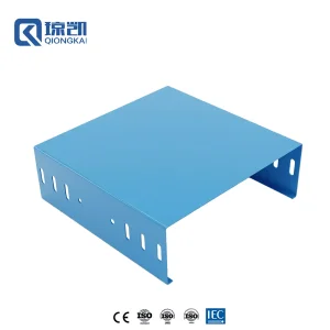 Buy Powder Coated Carbon Steel PG Pre Galvanized Cable Trunking Trough Type Channel - RAL5015 Blue