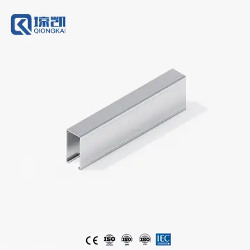 Reinforced plain strut channel 41x82 in galvanized and stainless steel