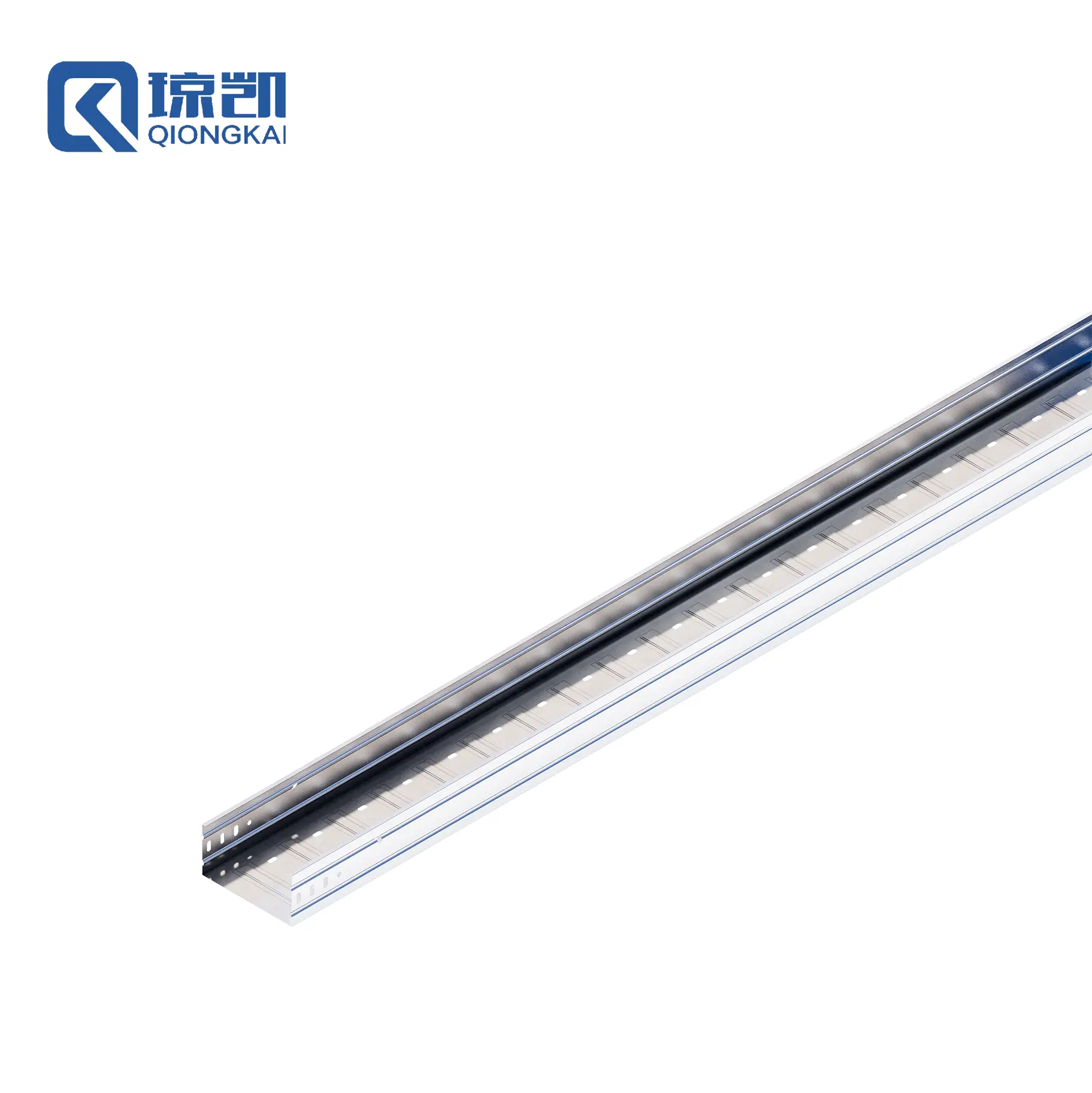 Wholesale Cost Saving Heavy Duty Reinforced Molded Pre Galvanized Cable Tray with less perforation 200*100 Factory, Price