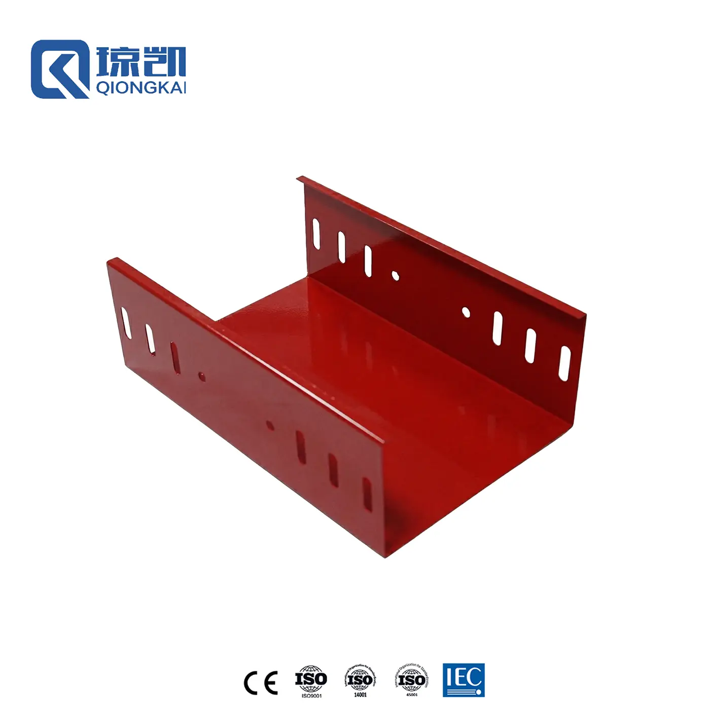 Wholesale Powder Coated Carbon Steel PG Pre Galvanized Cable Trunking Trough Type Channel - RAL3020 Red 200*100 Suppliers, Factory