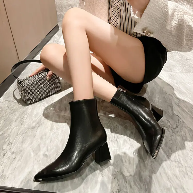 Leather Ankle Boots 7