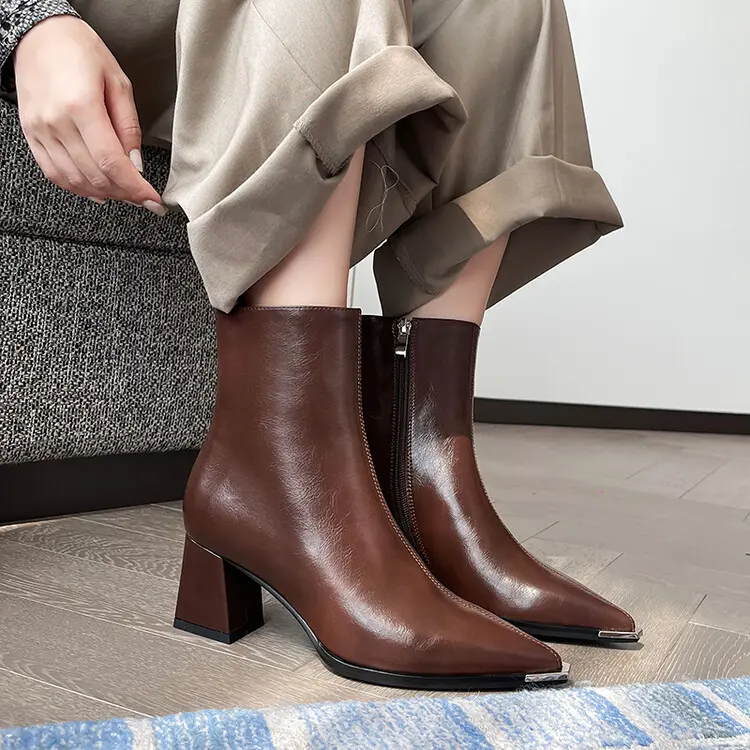 Leather Ankle Boots 12