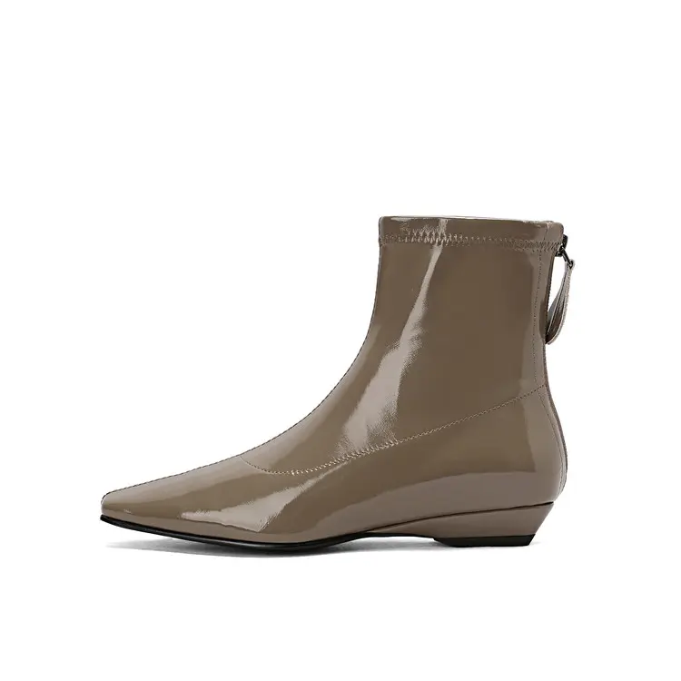 Custom Women's Wedge Heel Chelsea Boots Breathable Arch Support Autumn