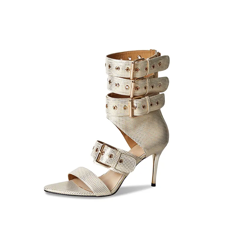 OEM 2025 Club Style Studded Stiletto Sandals for Women Manufacturers, Quotes