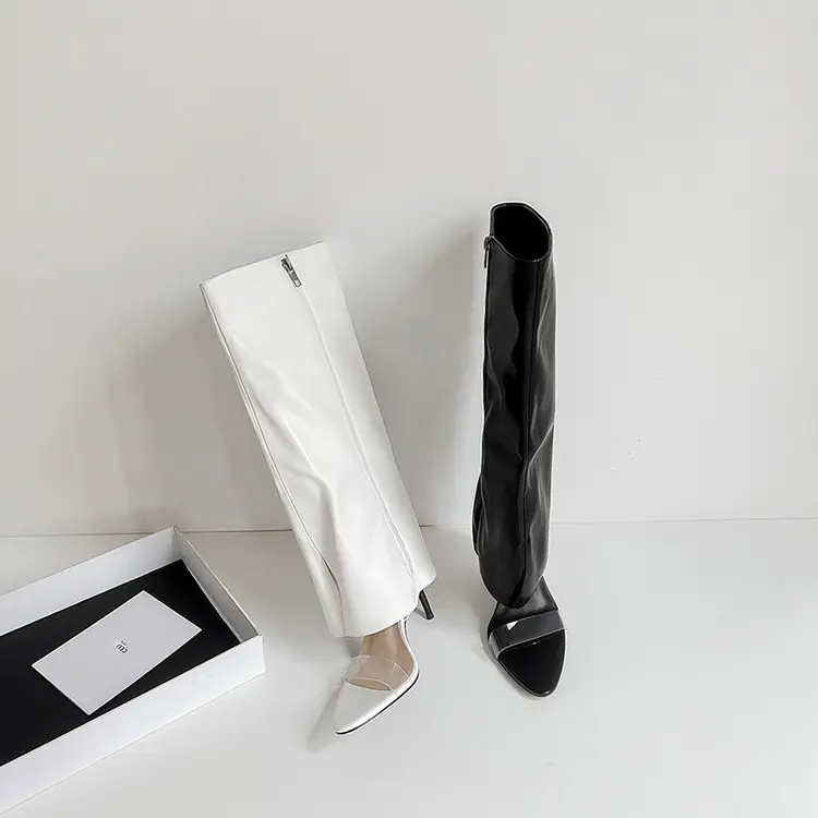 Famous Elevate Your Style with 9cm Chunky Heel Knee-High Boots Pricelist, Service
