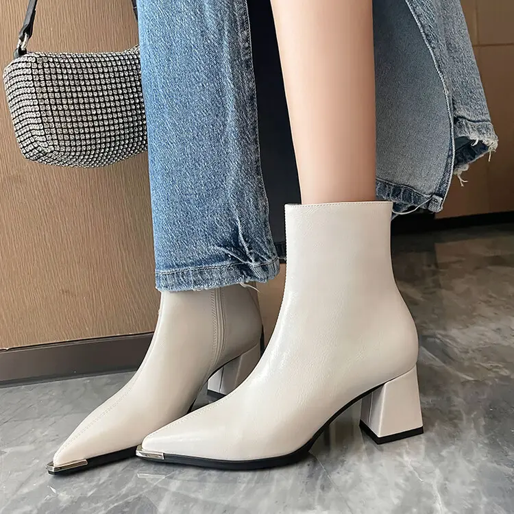 Leather Ankle Boots 5