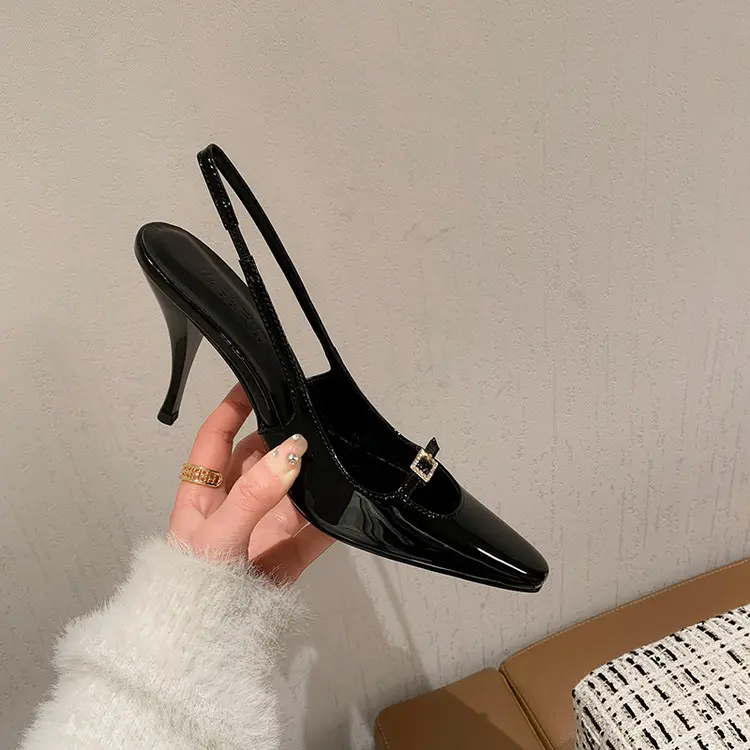 Cheap High Quality Women's 6cm Heel Slip-On Summer Sandals Pricelist, Companies