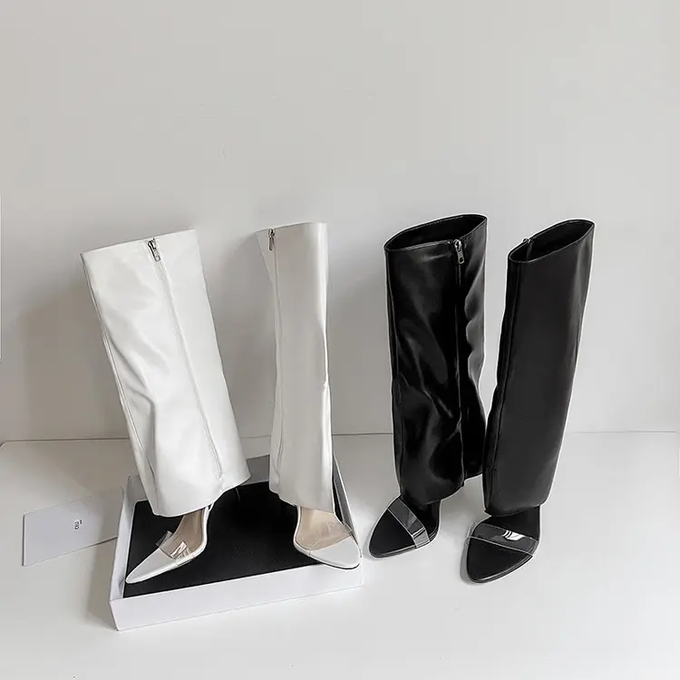 Famous Elevate Your Style with 9cm Chunky Heel Knee-High Boots Pricelist, Service