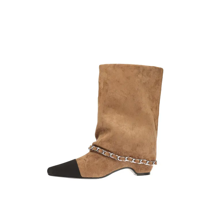 High-Quality 2026 Korean Style Suede Mid Calf Women's Boots Factory, Products