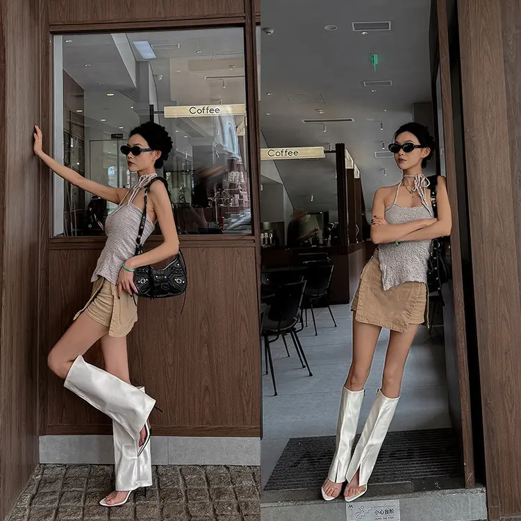 9cm Chunky Heel Knee-High Boots (1)