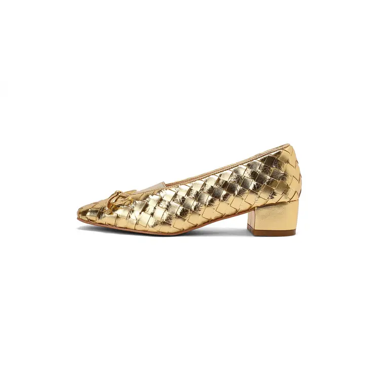 High-Quality Metallic Woven Bow Square Chunky Wholesaler Factories, Companies