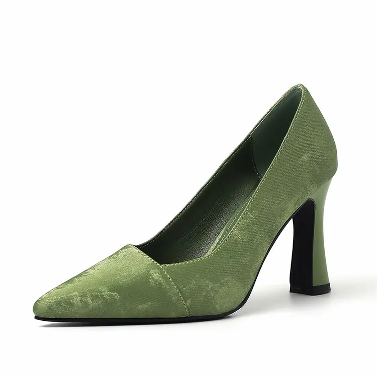 Discount Distressed Pointed Toe Pumps in Bulk for Office Factories, Exporter