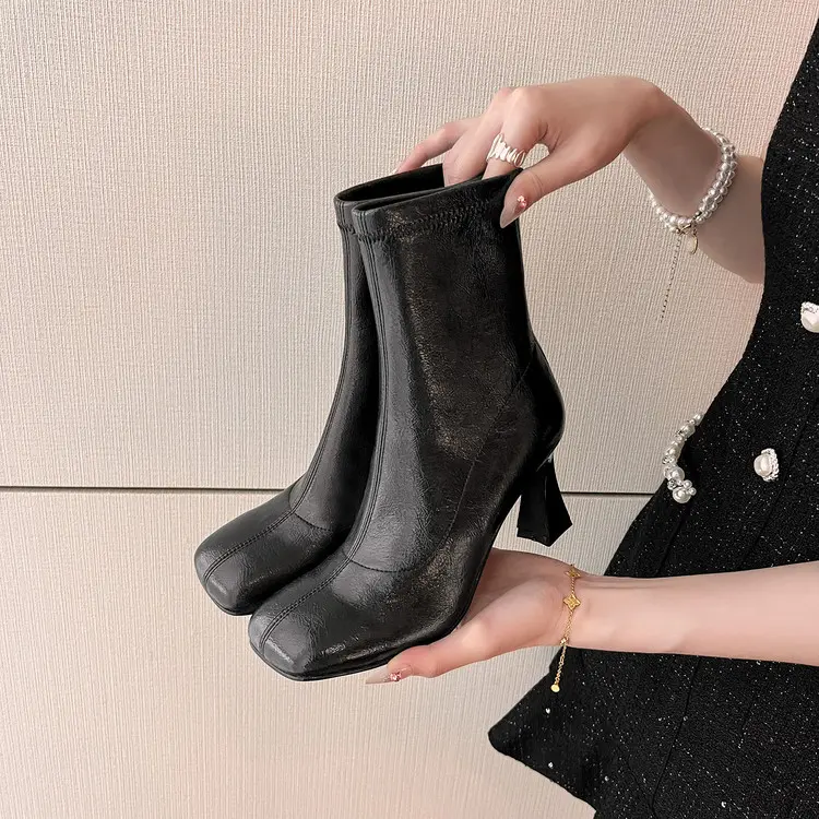 Chunky ankle boot display 7