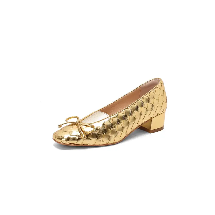 High-Quality Metallic Woven Bow Square Chunky Wholesaler Factories, Companies