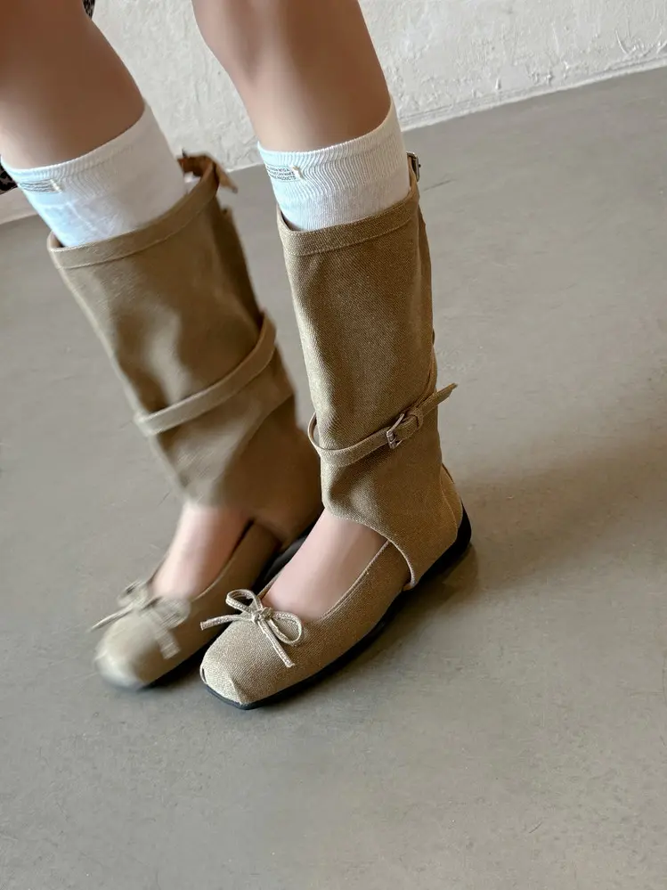 Mid-calf Boots f9006 detailed view 32