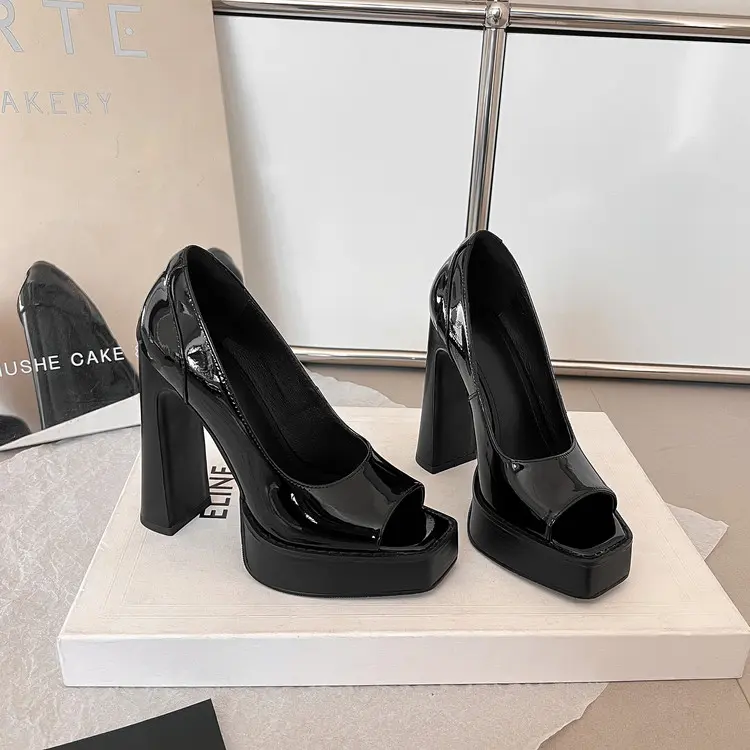 Best Genuine Leather Platform Peep-Toe Sandals Manufacturer Heels Factory, Companies