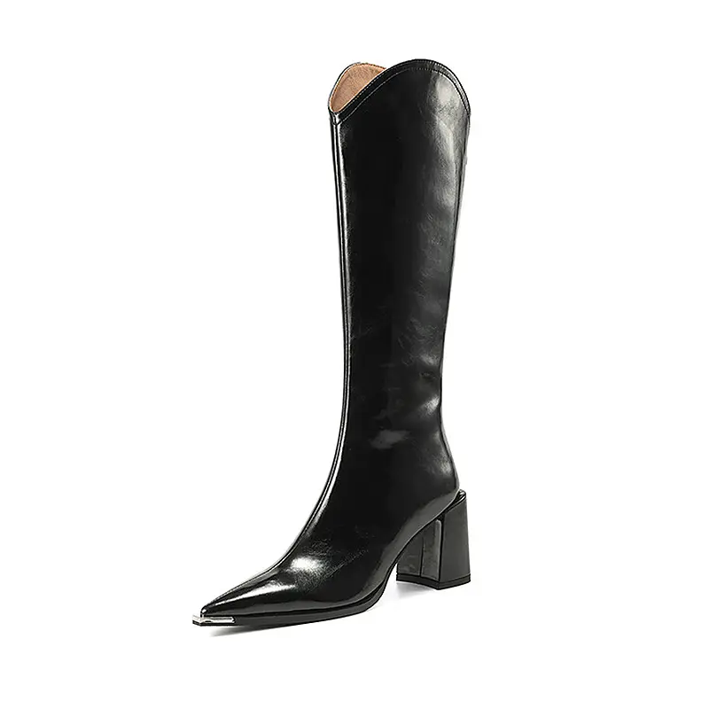 Discount Metal Toe Knee Custom Riding Boots Manufacturer, Supplier