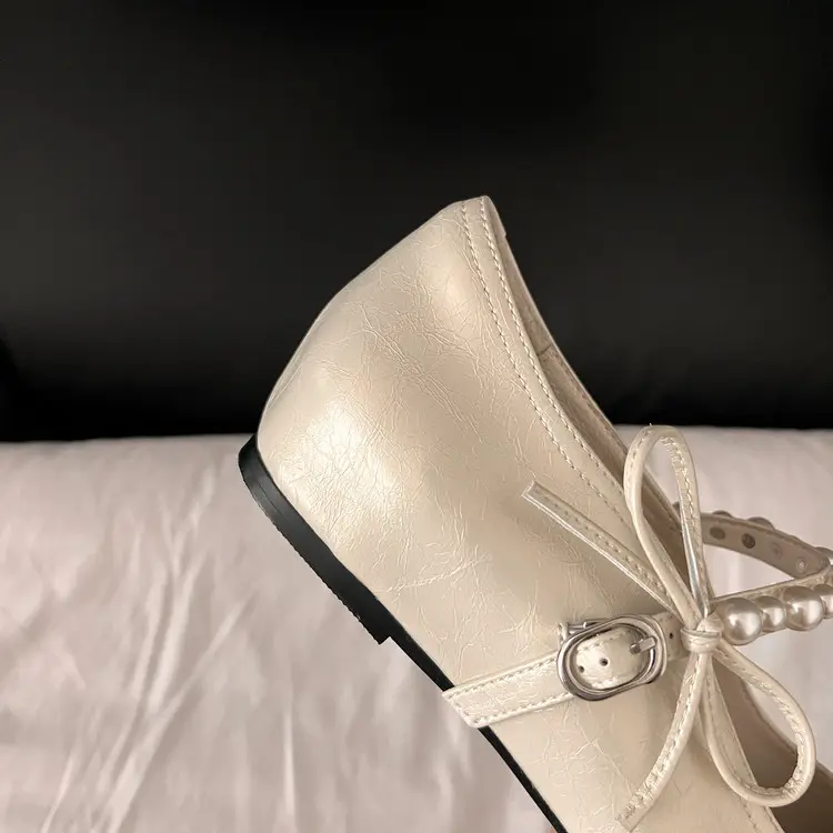 Pointed Toe Mary Jane Flats Style 26