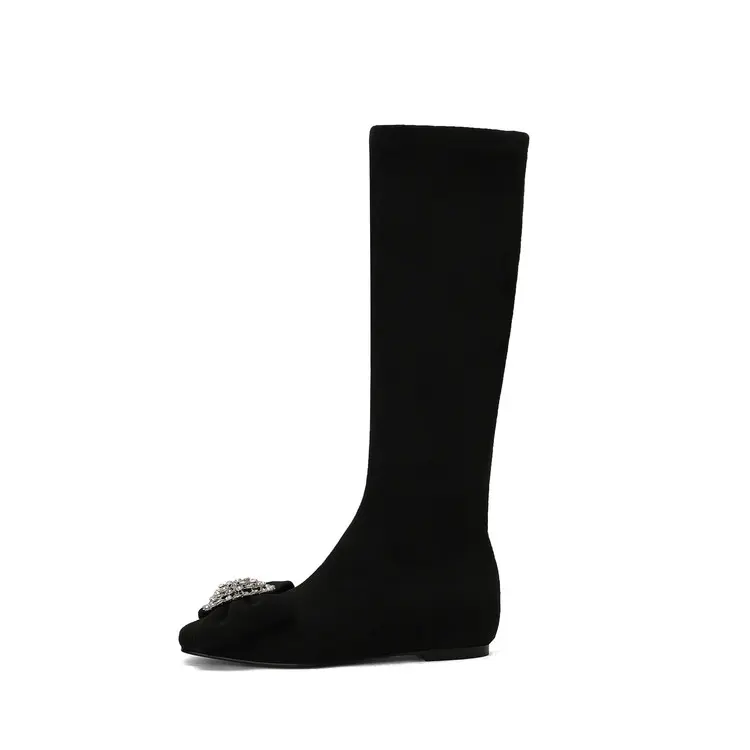 Custom Stretch Velvet Boots with Bulk Customization Hidden Lift Pricelist, Products