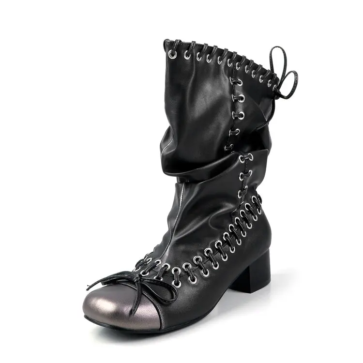 Custom Bulk Wide Calf Cowhide Western Mid-Calf Boots Factory Factory, Companies