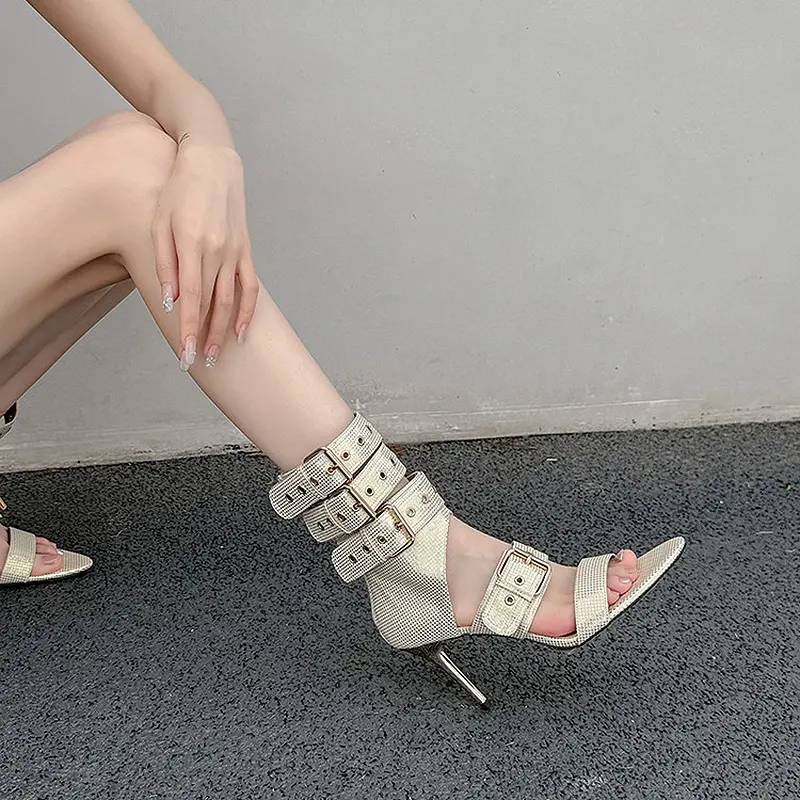 Famous Studded Stiletto Sandals from Manufacturer for Party Manufacturers, Companies