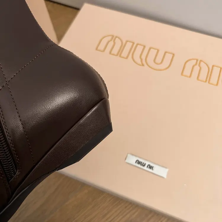 Chunky Heel Winter Knee High Boots Display 20