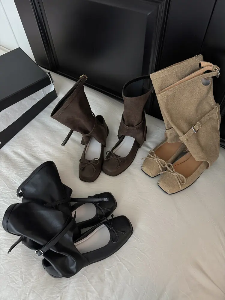 Mid-calf Boots f9006 detailed view 37
