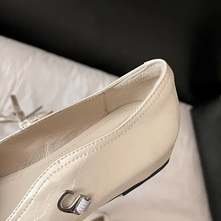 Pointed Toe Mary Jane Flats Style 27