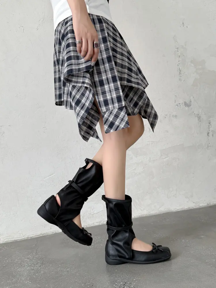 Mid-calf Boots f9006 detailed view 5